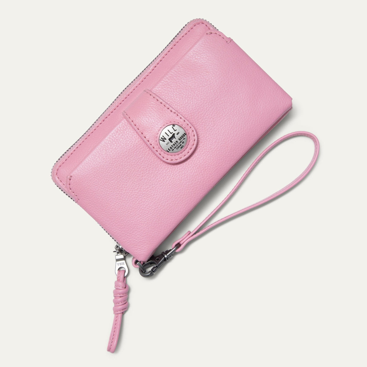 Will Leather Goods Italian Wristlet Phone Wallet