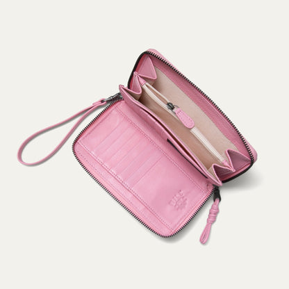 Will Leather Goods Italian Wristlet Phone Wallet