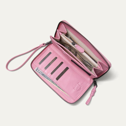 Will Leather Goods Italian Wristlet Phone Wallet