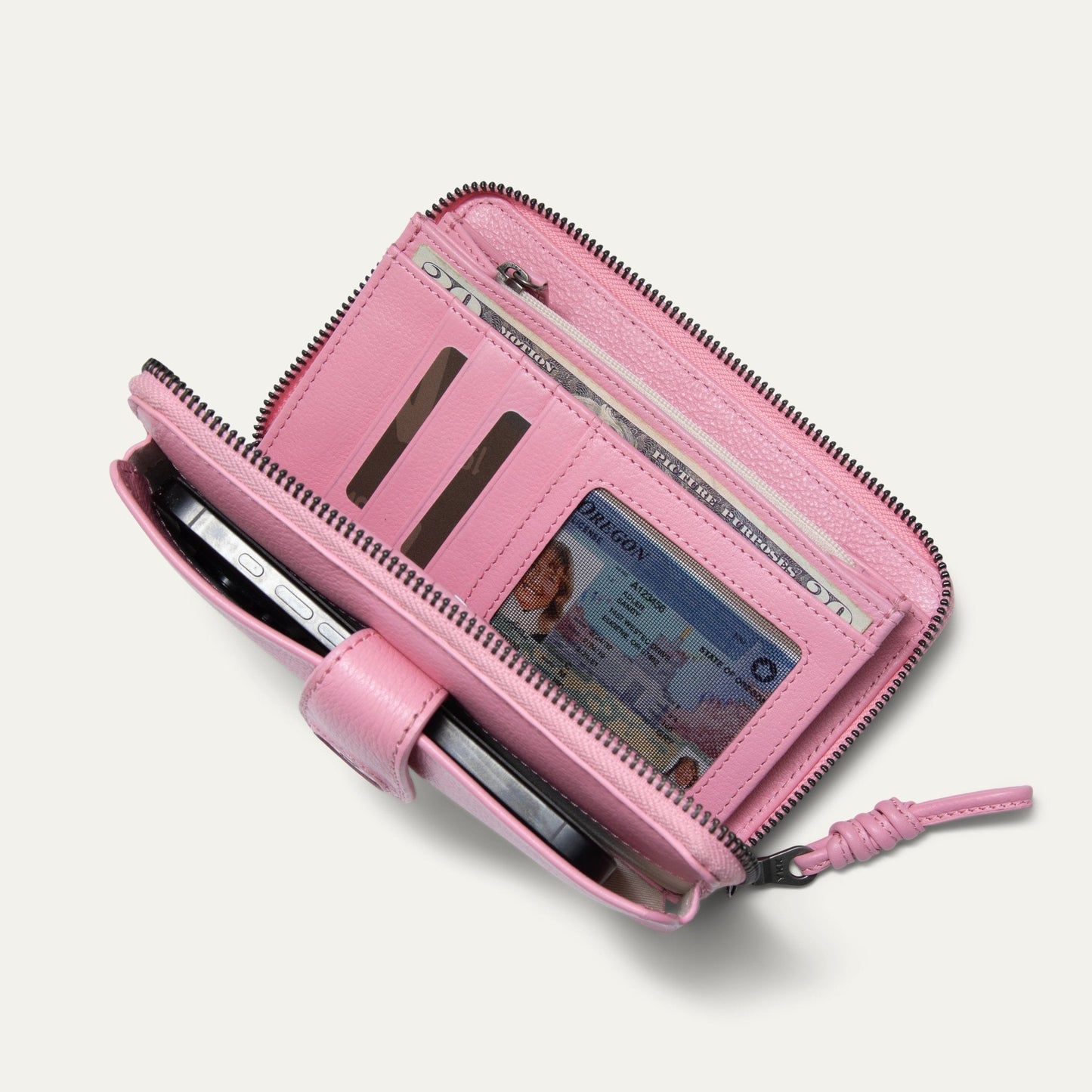 Will Leather Goods Italian Wristlet Phone Wallet