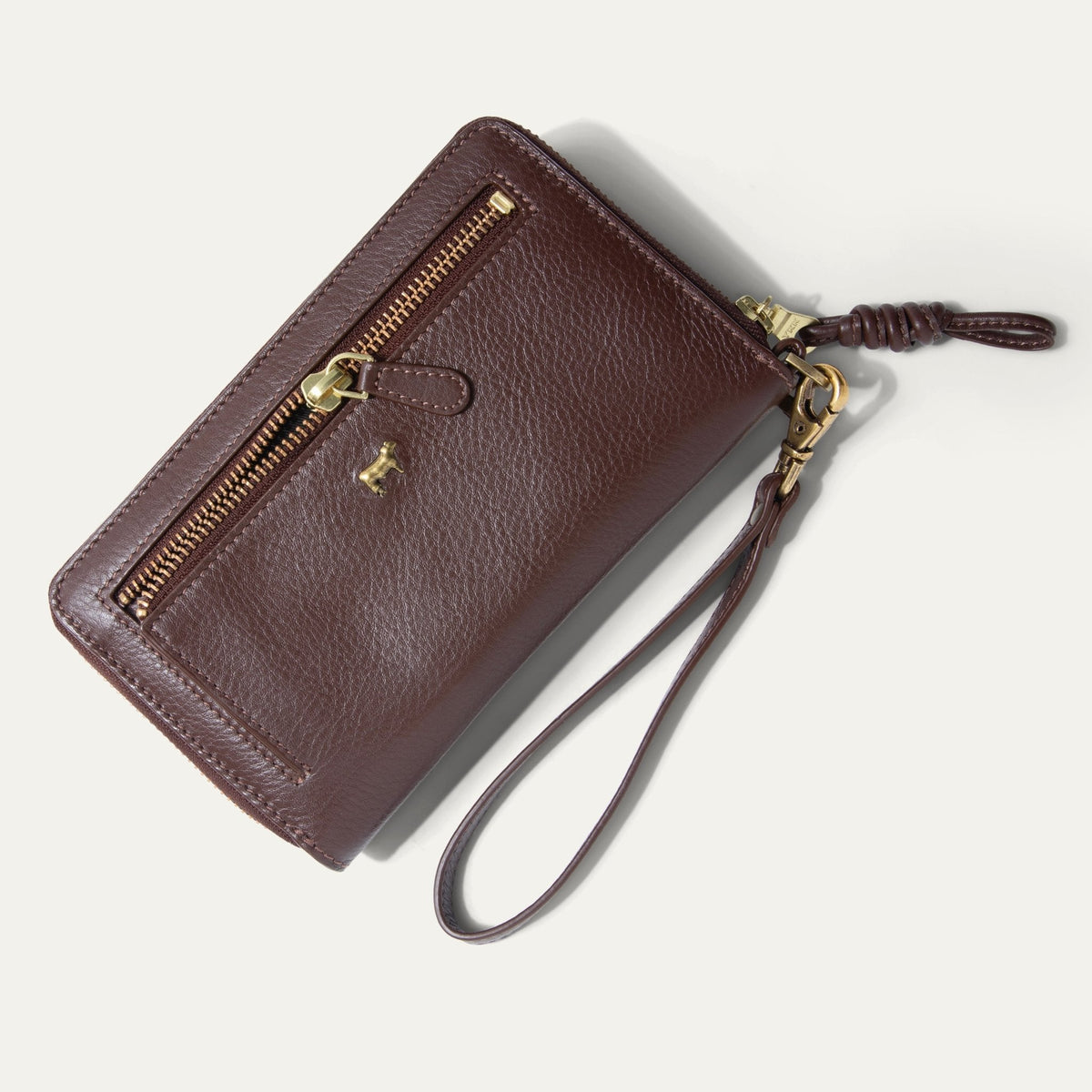 Will Leather Goods Italian Wristlet Phone Wallet