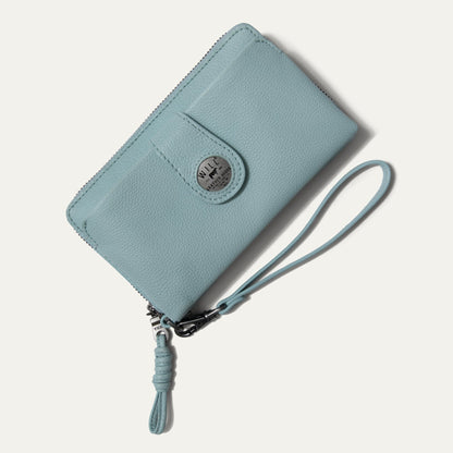 Will Leather Goods Italian Wristlet Phone Wallet