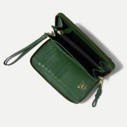 Will Leather Goods Italian Wristlet Phone Wallet