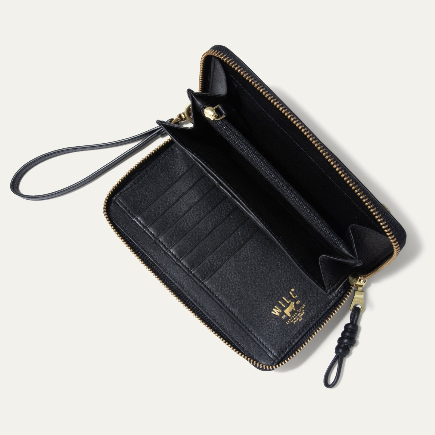 Will Leather Goods Italian Wristlet Phone Wallet
