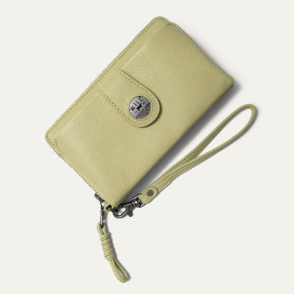 Will Leather Goods Italian Wristlet Phone Wallet