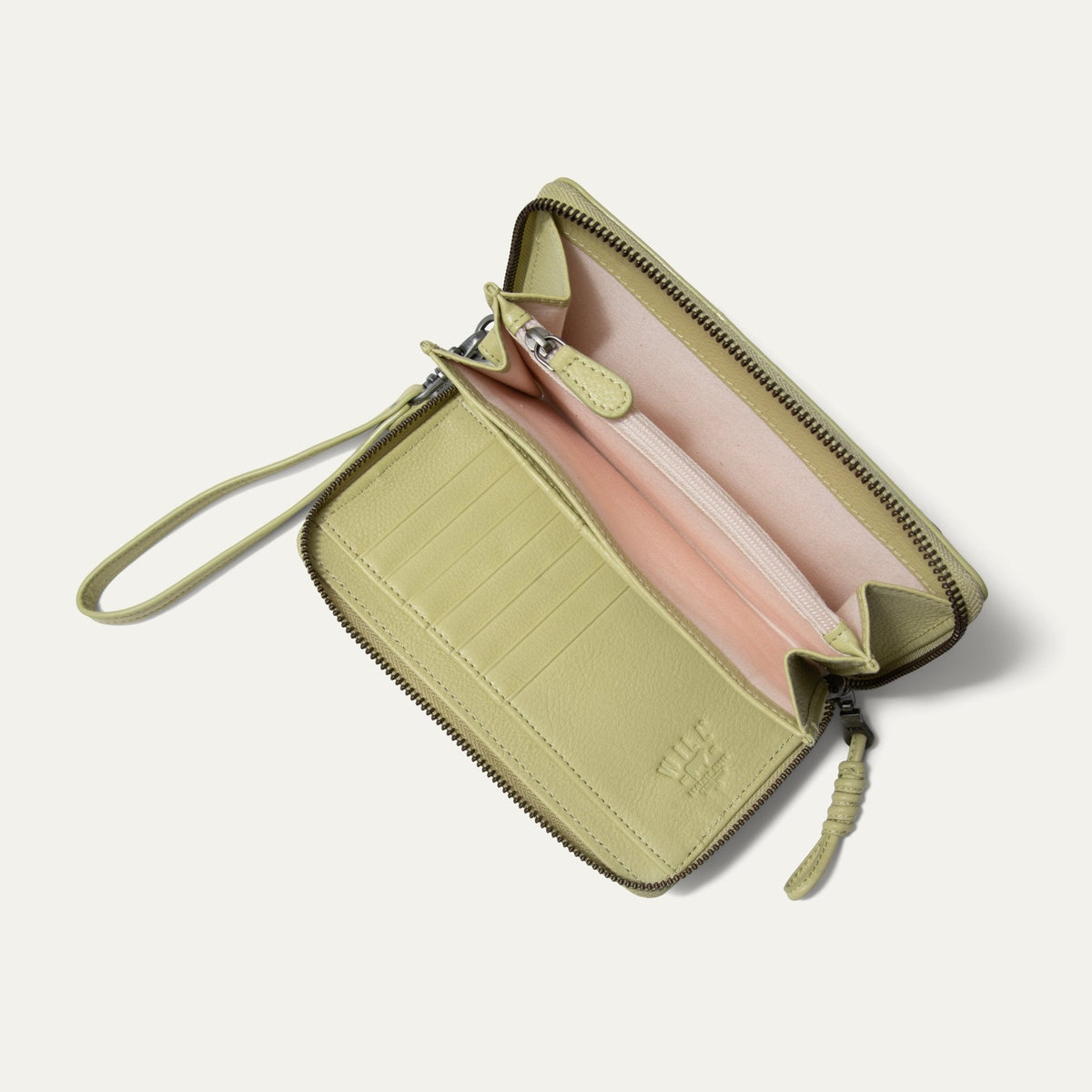 Will Leather Goods Italian Wristlet Phone Wallet