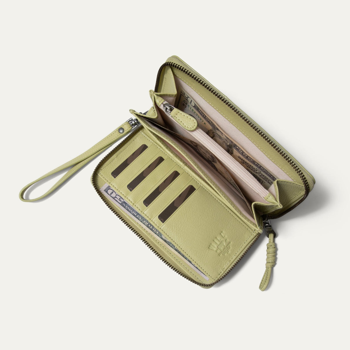 Will Leather Goods Italian Wristlet Phone Wallet