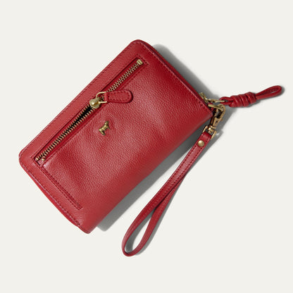 Will Leather Goods Italian Wristlet Phone Wallet