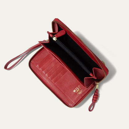 Will Leather Goods Italian Wristlet Phone Wallet