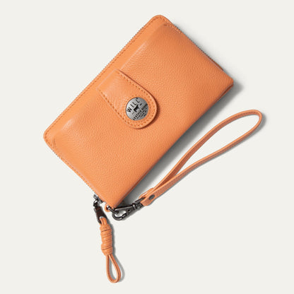 Will Leather Goods Italian Wristlet Phone Wallet