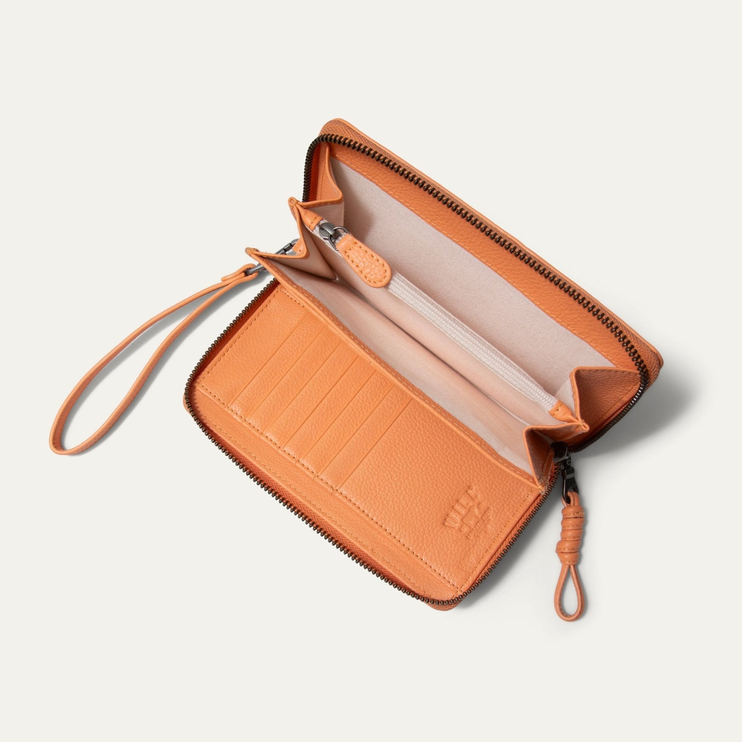 Will Leather Goods Italian Wristlet Phone Wallet