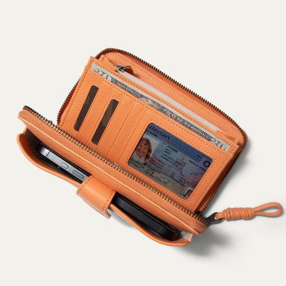 Will Leather Goods Italian Wristlet Phone Wallet