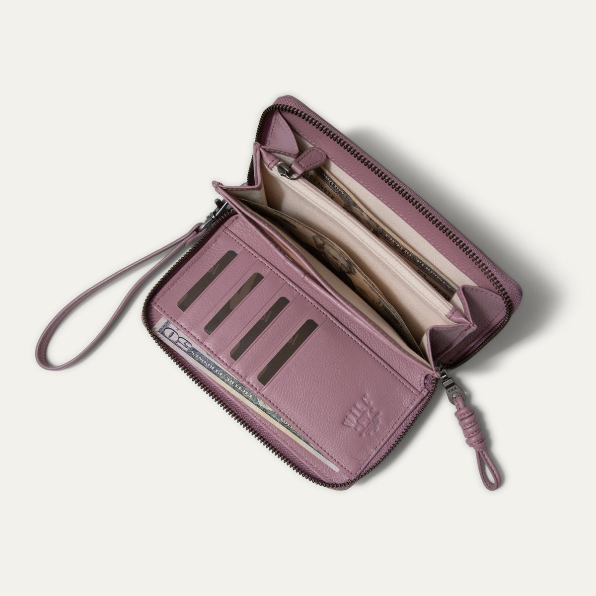 Will Leather Goods Italian Wristlet Phone Wallet