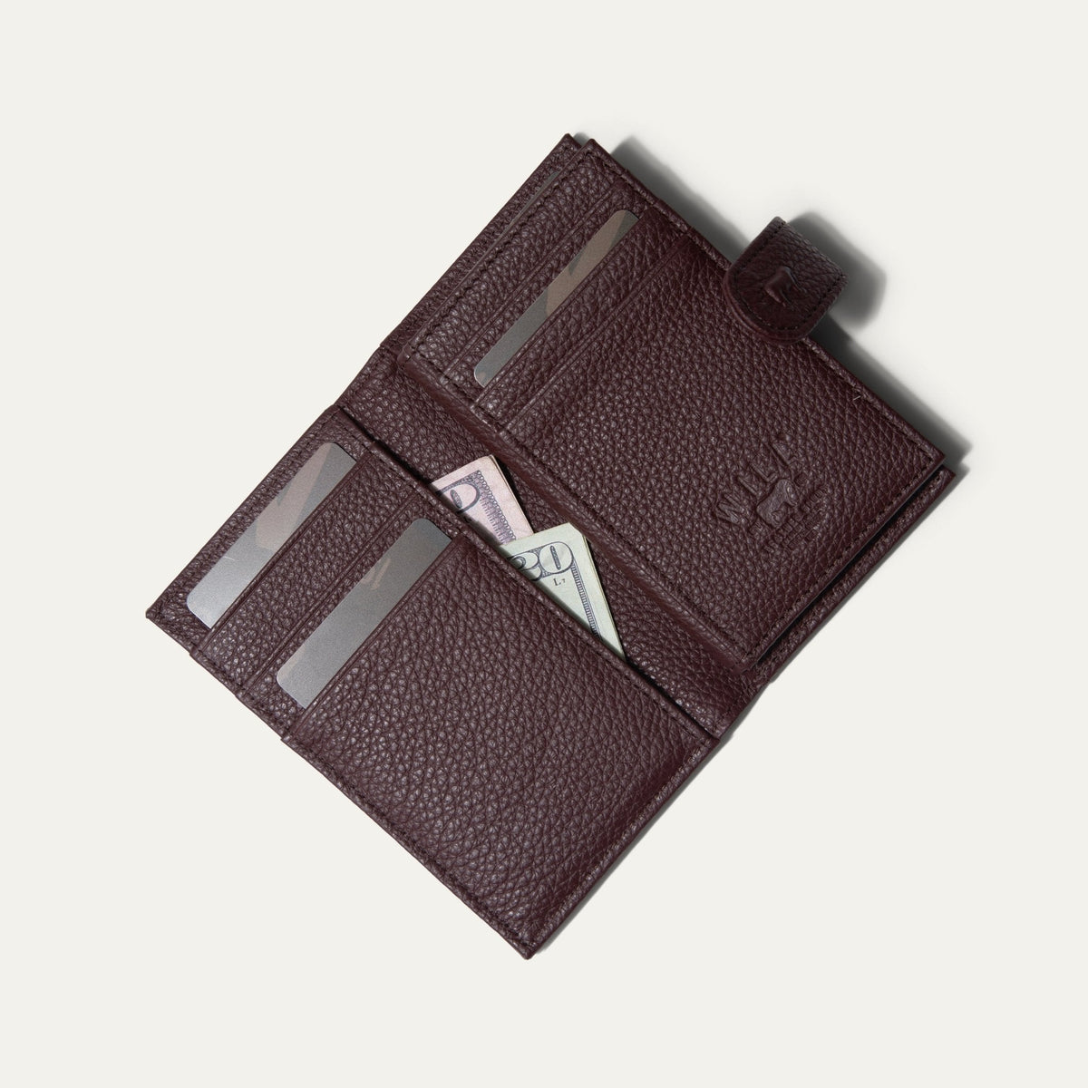 Will Leather Goods Heritage Card Holder Wallet