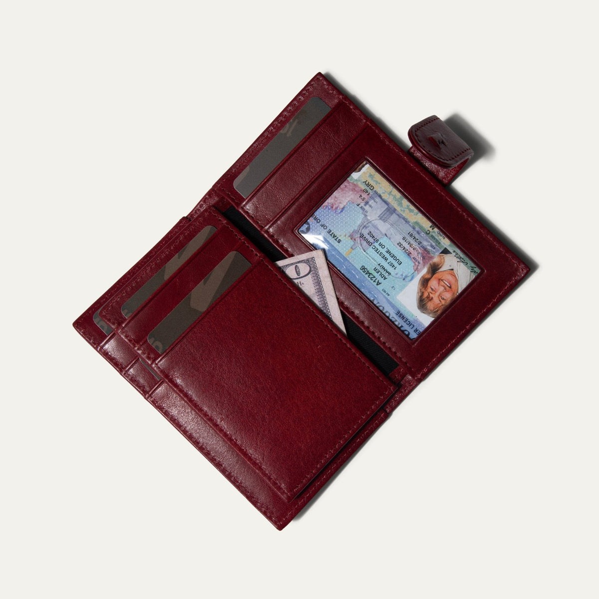 Will Leather Goods Heritage Card Holder Wallet