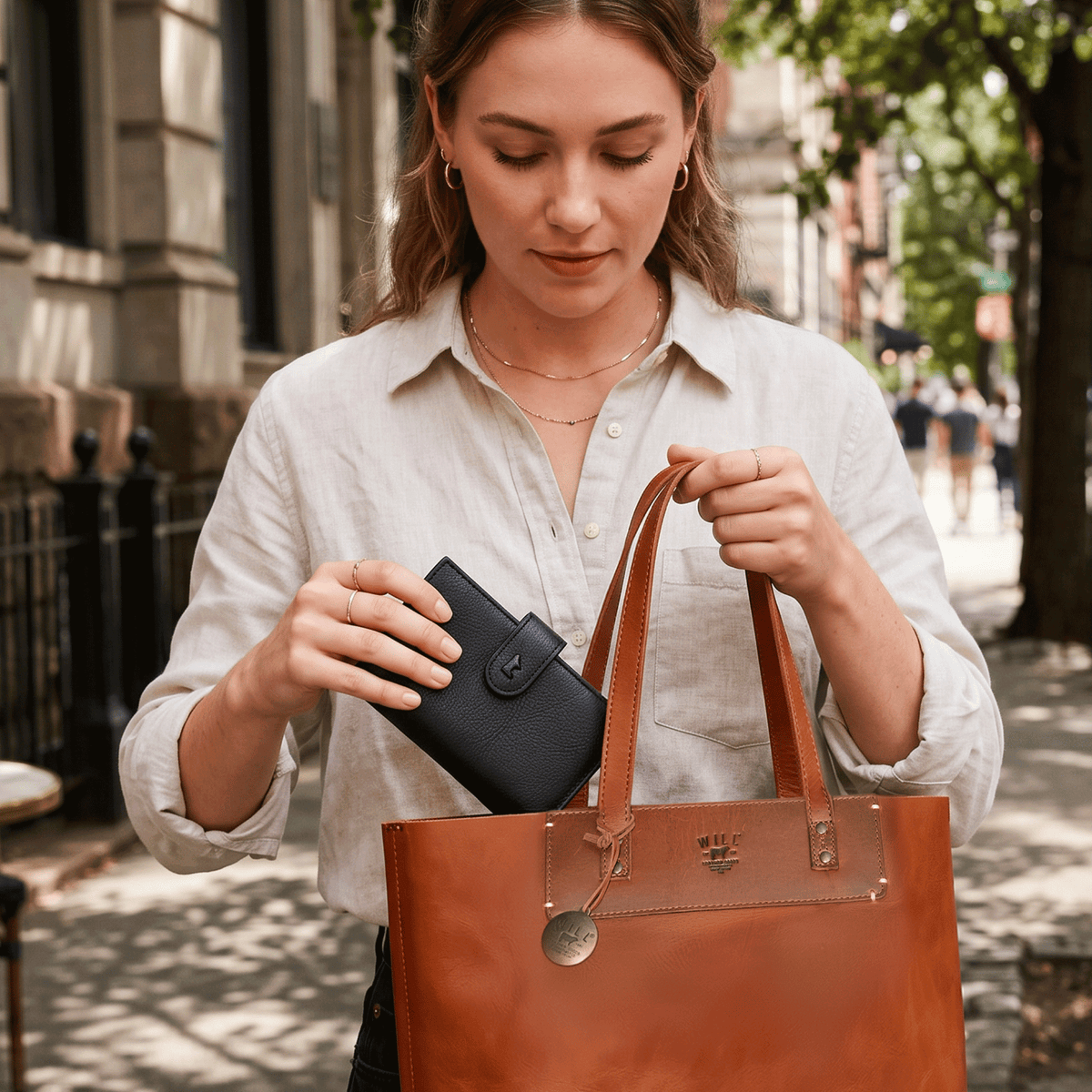 Will Leather Goods Heritage Card Holder Wallet