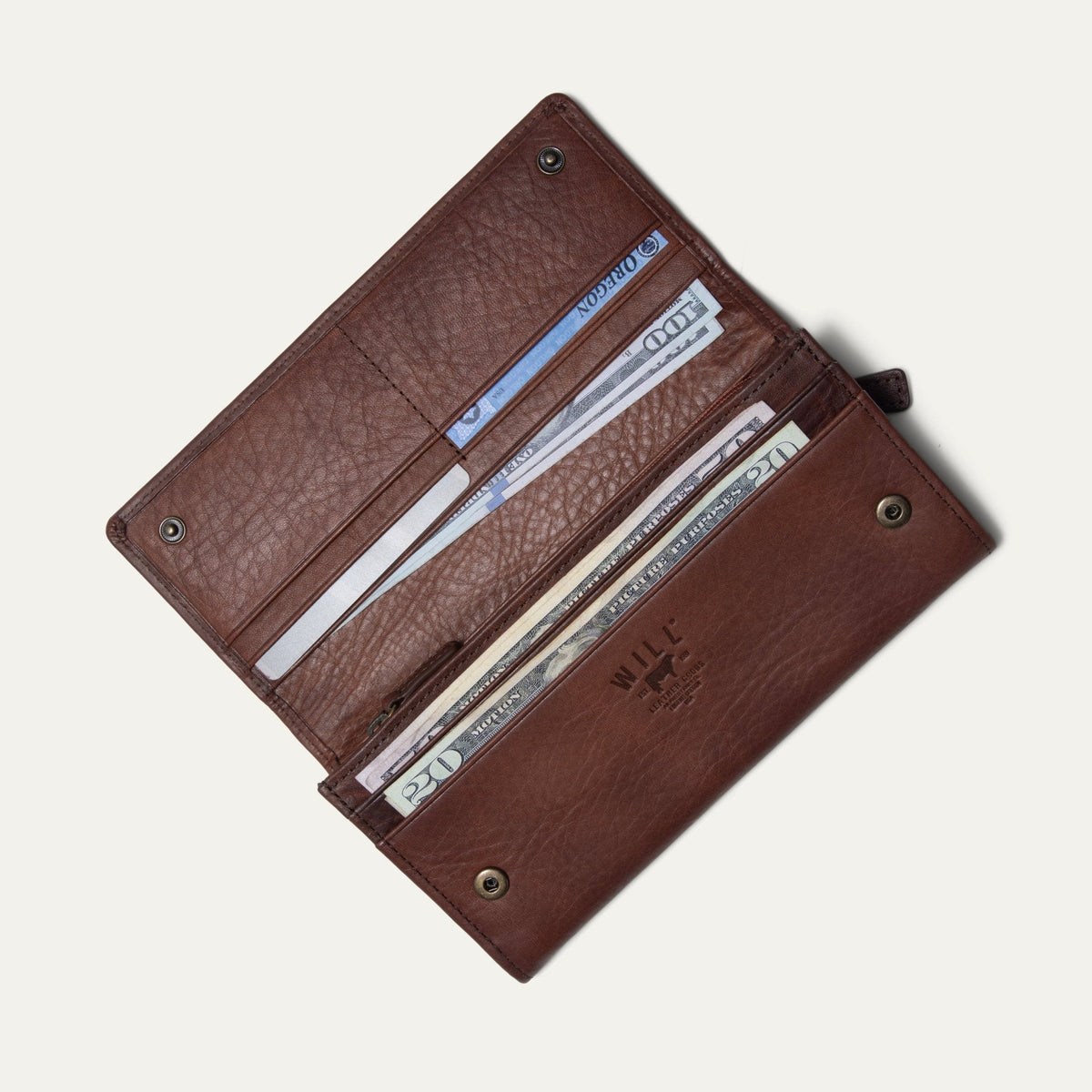 Will Leather Goods Snap Wallet