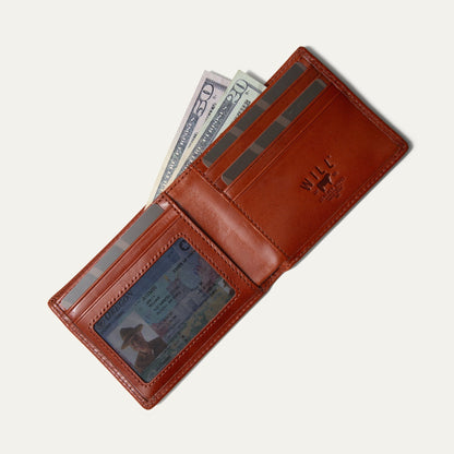 Will Leather Goods Billfold Wallet Noir