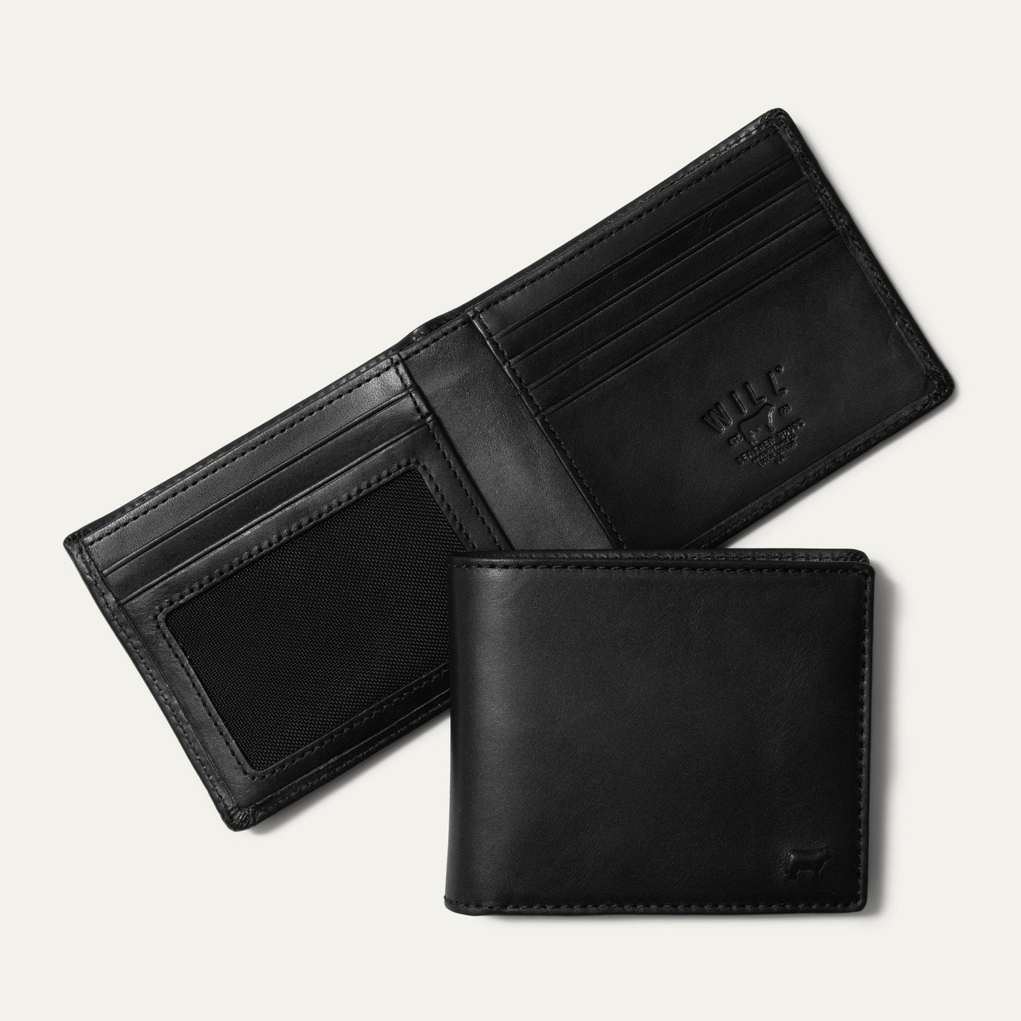 Will Leather Goods Billfold Wallet Noir