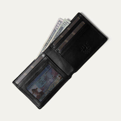 Will Leather Goods Billfold Wallet Noir