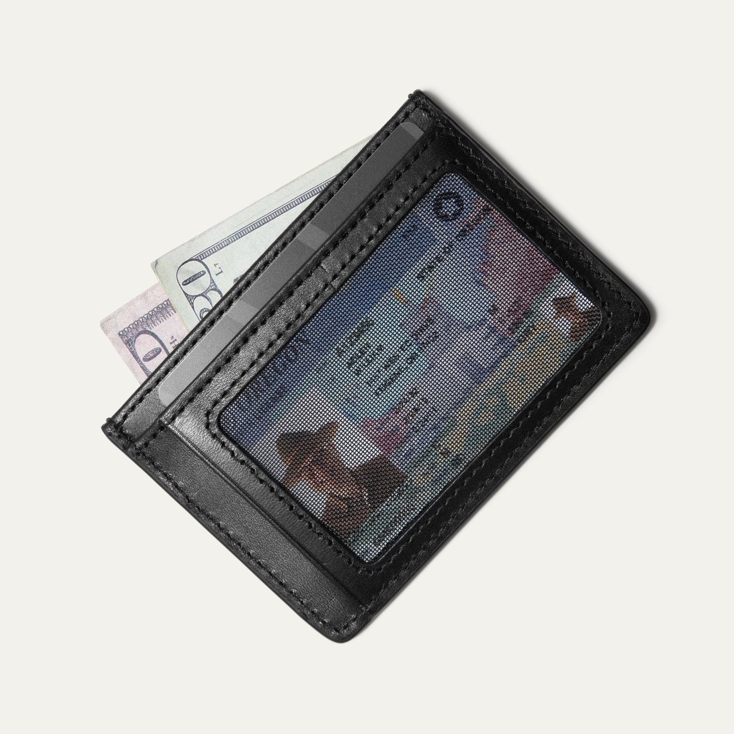 Will Leather Goods Card Case Noir