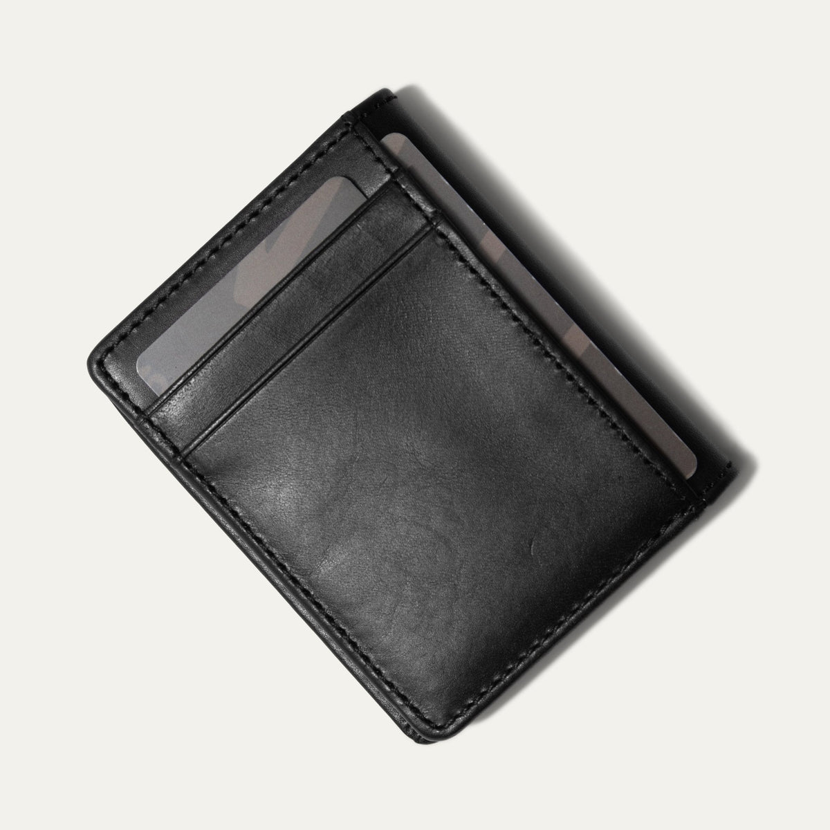 Will Leather Goods Front Pocket Wallet Noir