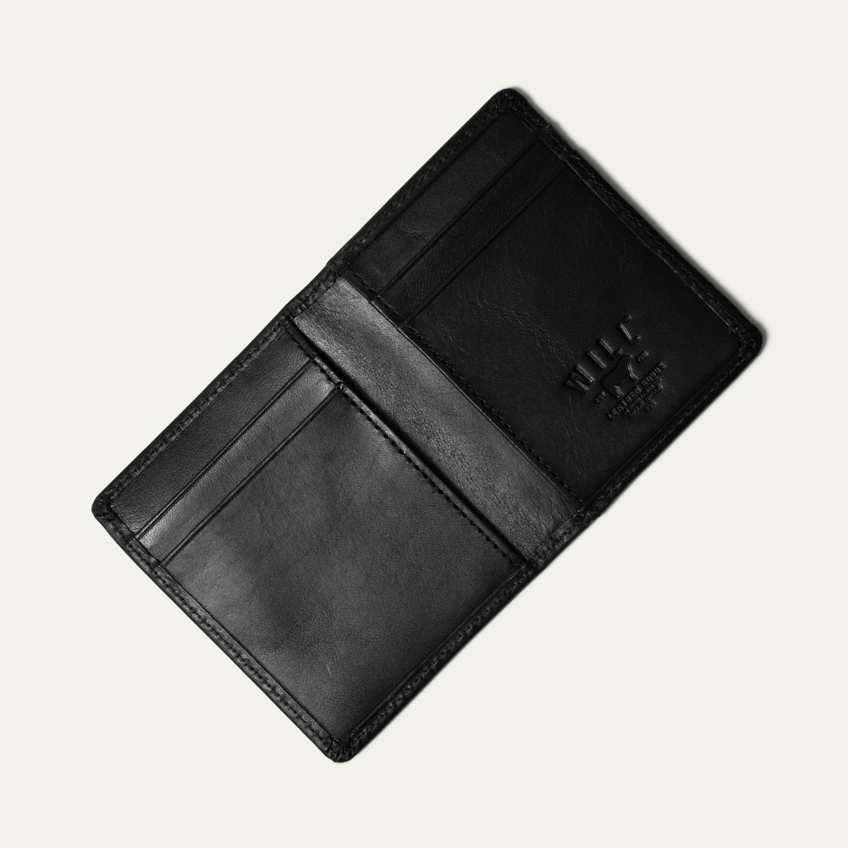 Will Leather Goods Front Pocket Wallet Noir