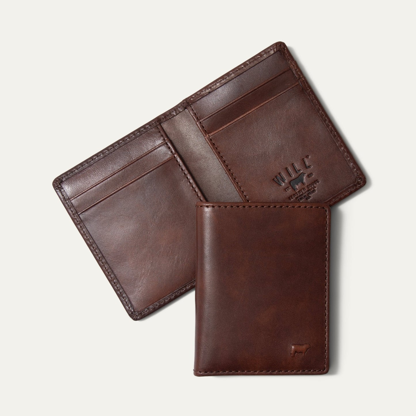 Will Leather Goods Front Pocket Wallet Noir