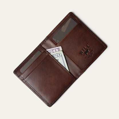 Will Leather Goods Front Pocket Wallet Noir