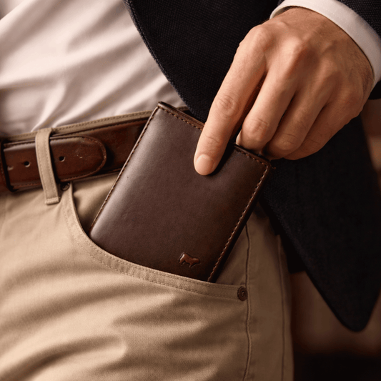 Will Leather Goods Front Pocket Wallet Noir