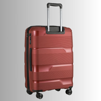 Sole Premise 24-inch Red Hardcase Checked Luggage