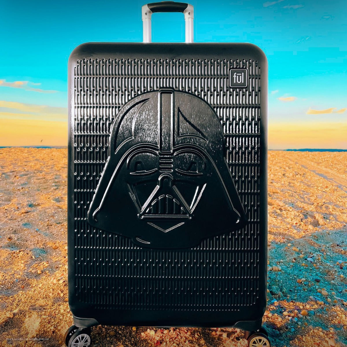 Star Wars Darth Vader Embossed 25" Spinner Suitcase - Stiles Supply Co.