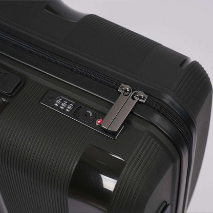 Sole Premise 28-inch Black Hardcase Checked Luggage