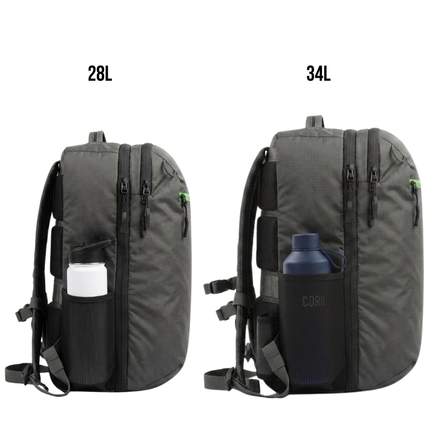 COR Surf Island Hopper 2.0 Travel Backpack – New Matte Black | Lightweight Waterproof 28L & 34L