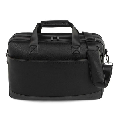 Bugatti Central Briefcase | Professional Vegan Leather Work bag - Stiles Supply Co.