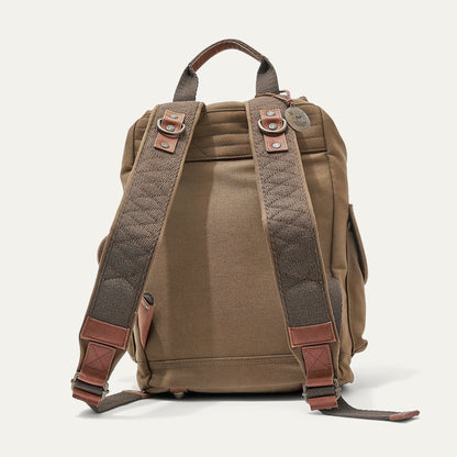 Will Leather Goods Lennon Canvas & Leather Backpack