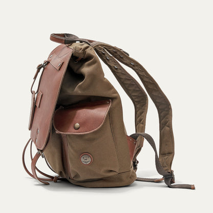Will Leather Goods Lennon Canvas & Leather Backpack
