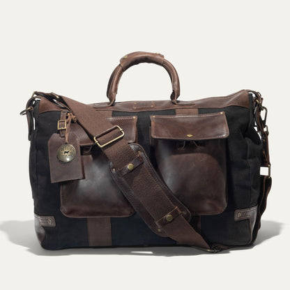 Will Leather Goods Canvas & Leather Travel Duffle