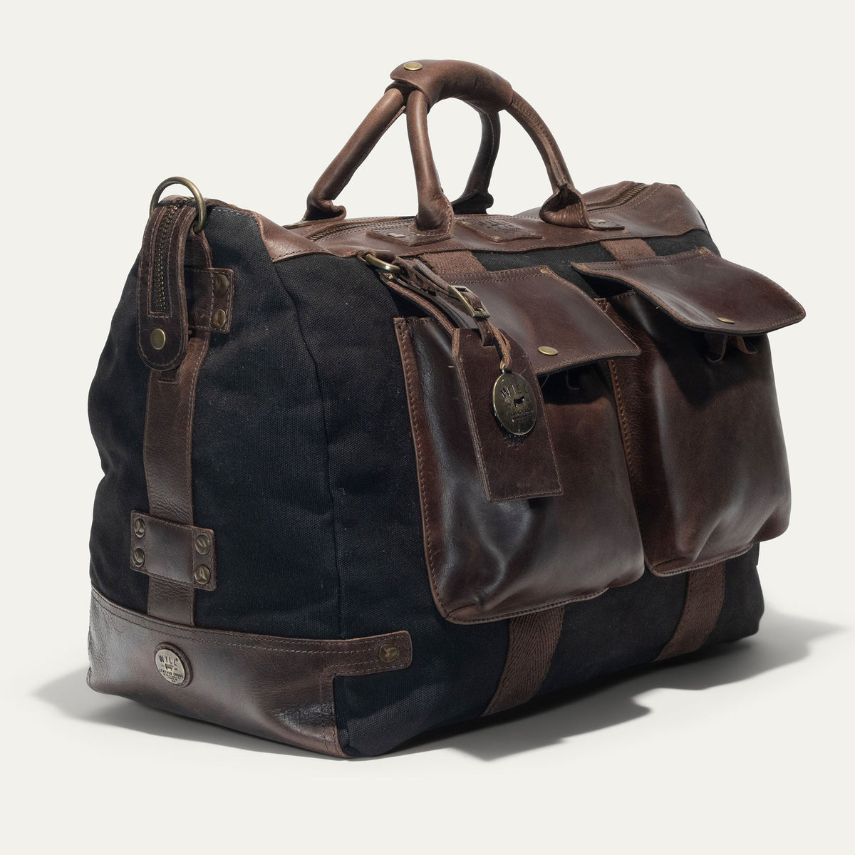 Will Leather Goods Canvas & Leather Travel Duffle