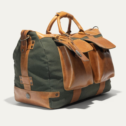 Will Leather Goods Canvas & Leather Travel Duffle