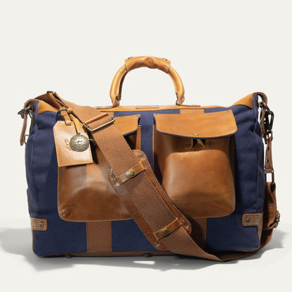 Will Leather Goods Canvas & Leather Travel Duffle