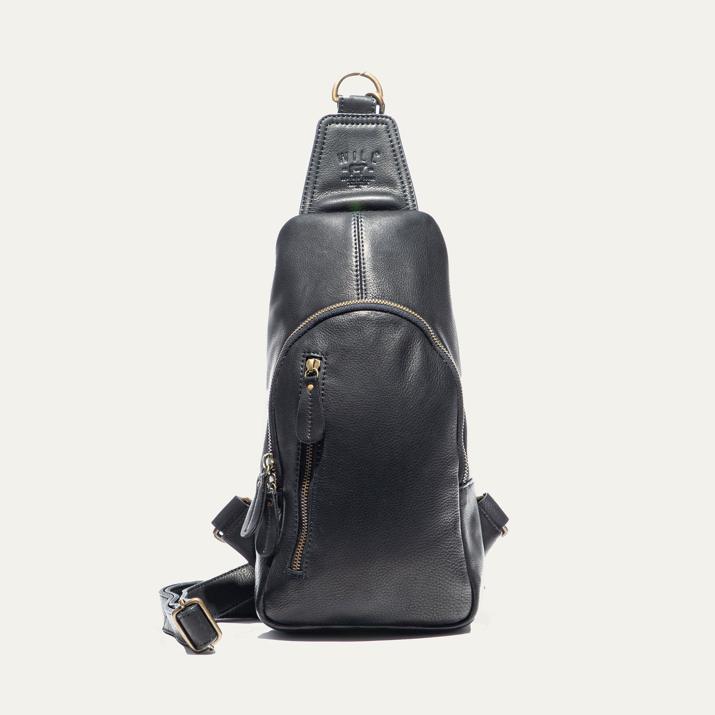 Will Leather Goods Zip Around Sling