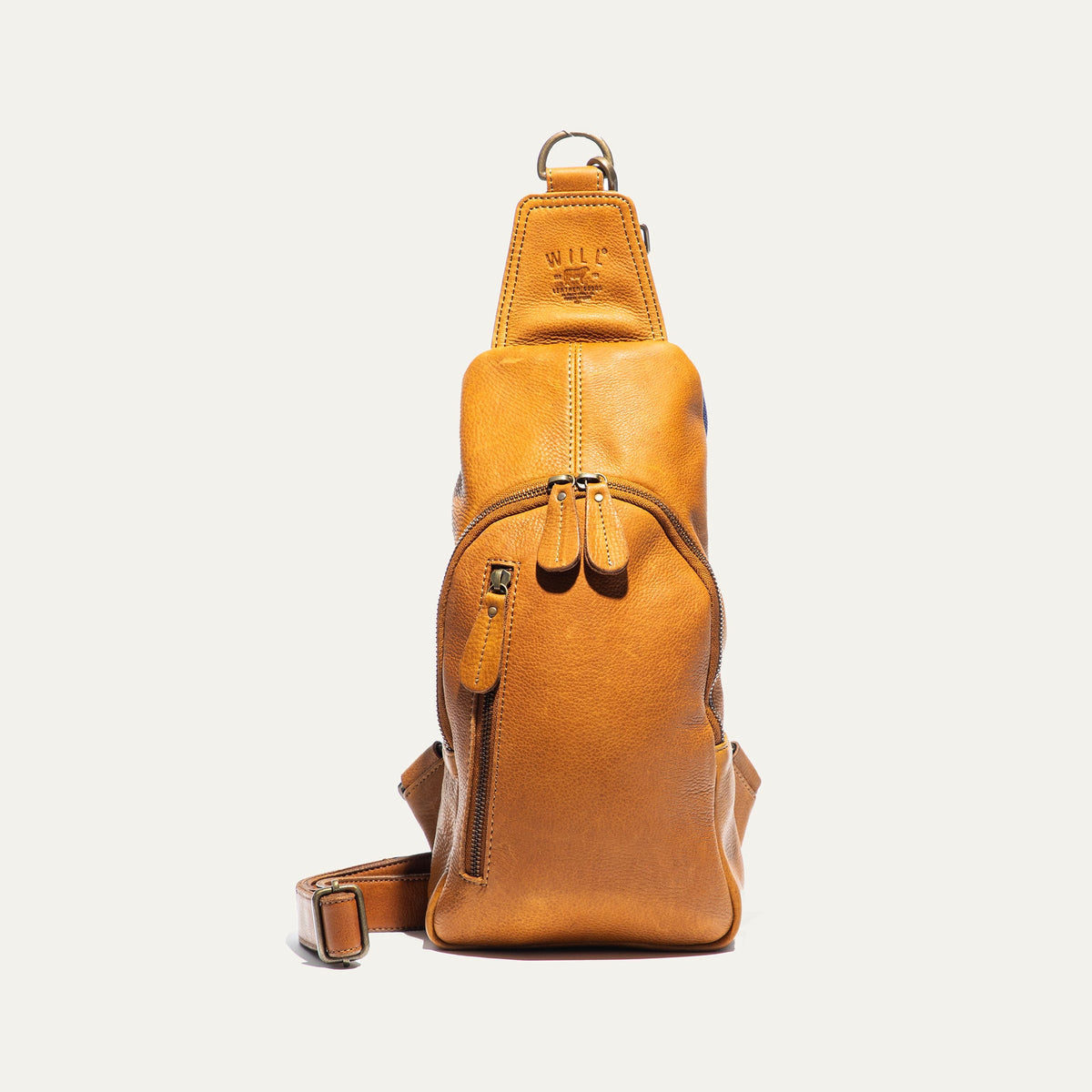 Will Leather Goods Zip Around Sling