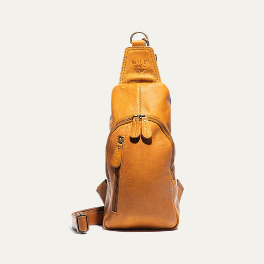 Will Leather Goods Zip Around Sling