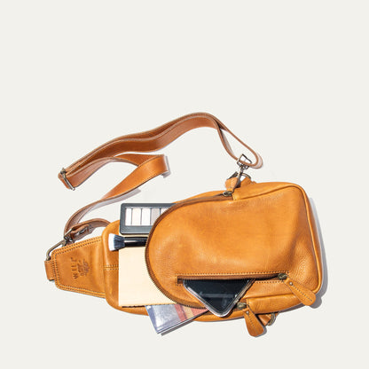 Will Leather Goods Zip Around Sling