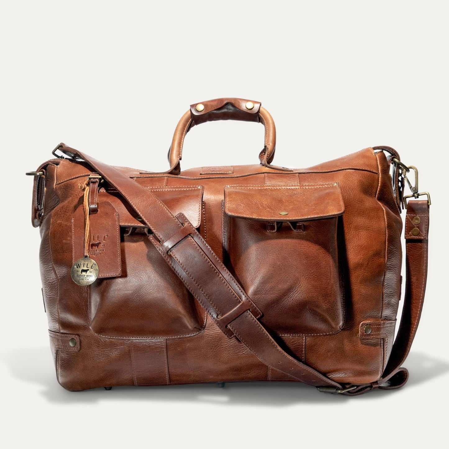 Will Leather Goods Leather Travel Duffle