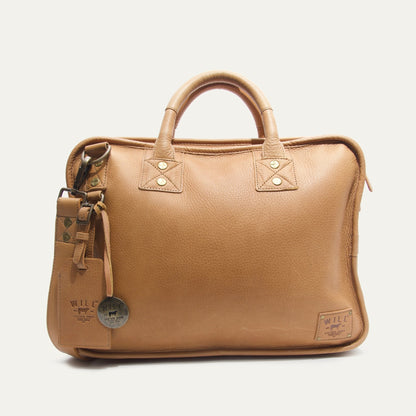 Will Leather Goods Hank Double Zip Briefcase