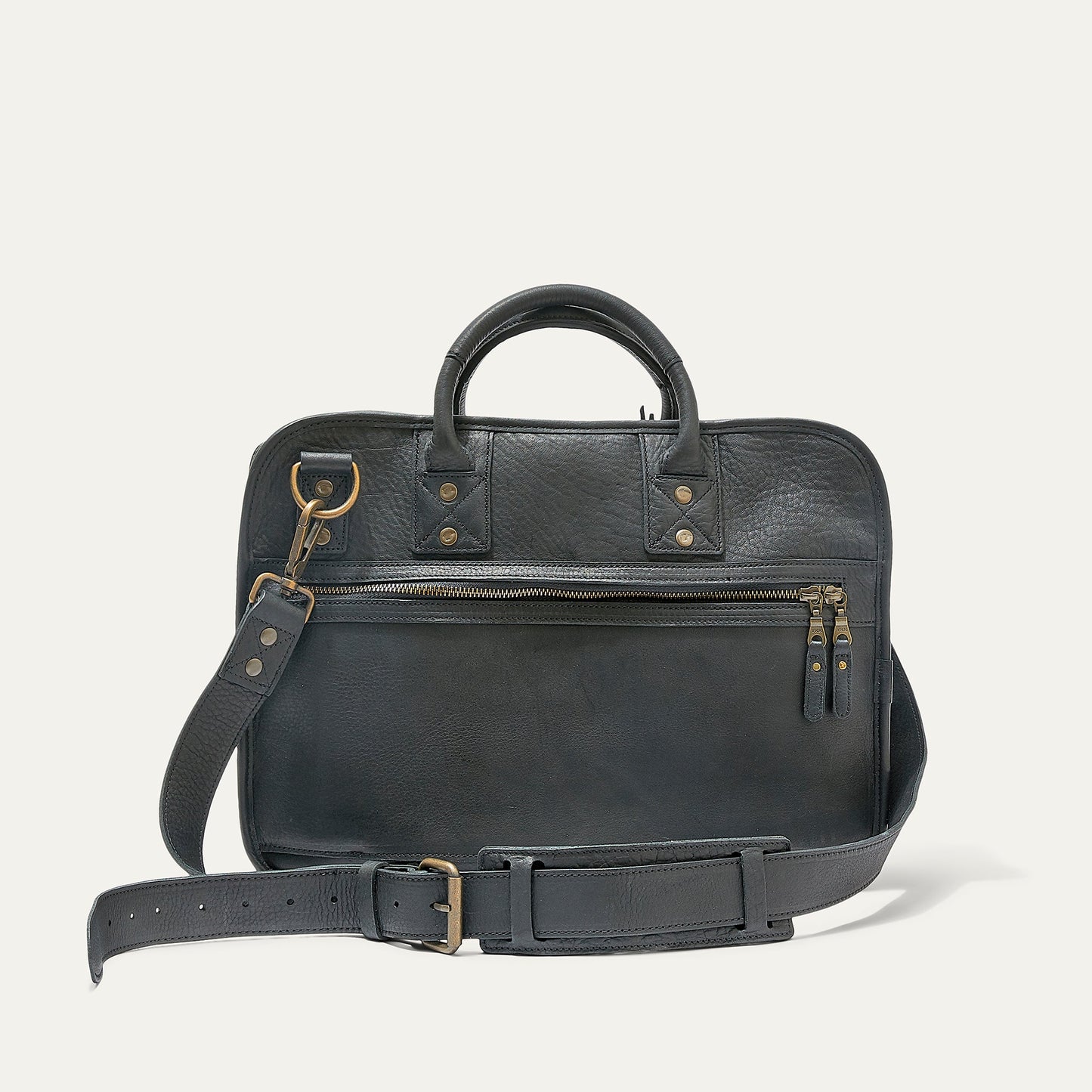 Will Leather Goods Hank Double Zip Briefcase