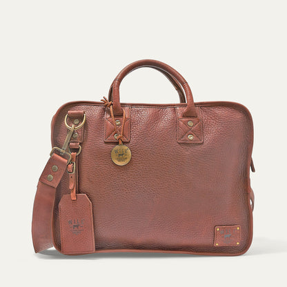 Will Leather Goods Hank Double Zip Briefcase