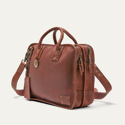 Will Leather Goods Hank Double Zip Briefcase